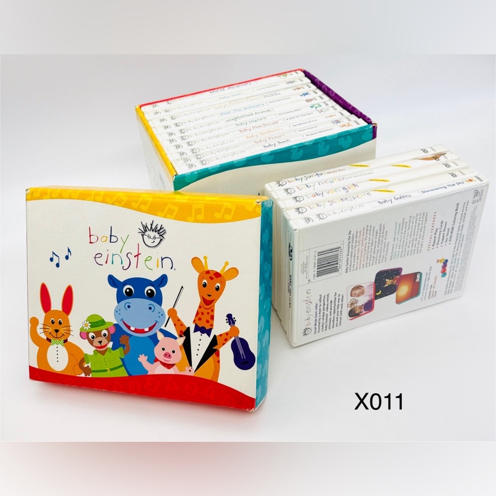 BABY EINSTEIN Toy Chest Set Collection Box 10+5 Total 15 DVD